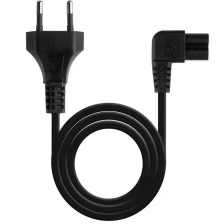 Nanocable Cable de Alimentación Acodado CEE7/16/M-C7/H Negro 3 m Nanocable Cable de Alimentación Acodado CEE7/16/M-C7/H Negro 3 m